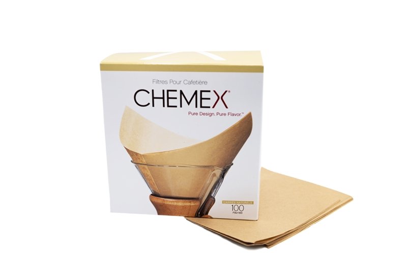 Boîte de 100 filtres naturels Chemex (6-8 tasses) - Filtres - L'Arbre à Café