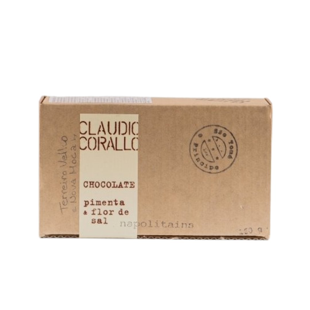 Napolitain 70% poivre et fleur de sel - Claudio Corallo - Chocolat - L&#39;Arbre à Café
