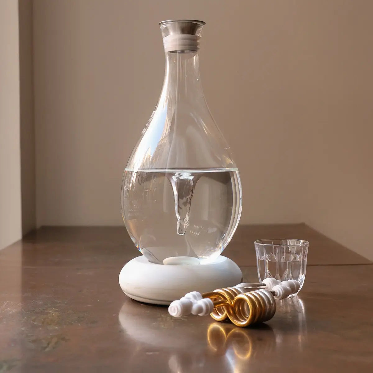 Dynamisation de l'eau pour révéler les arômes du café
