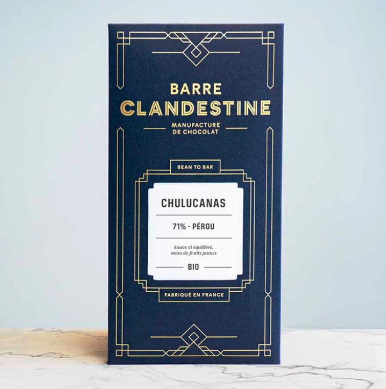 Chocolat noir Chulucanas 71% - Pérou - Barre Clandestine - Chocolat - L'Arbre à Café
