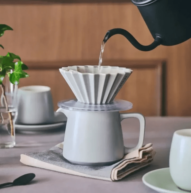 Dripper M Origami Porcelaine - Accessoire - L'Arbre à Café