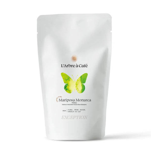 Mariposa Monarca Coffee Globe — Pérou