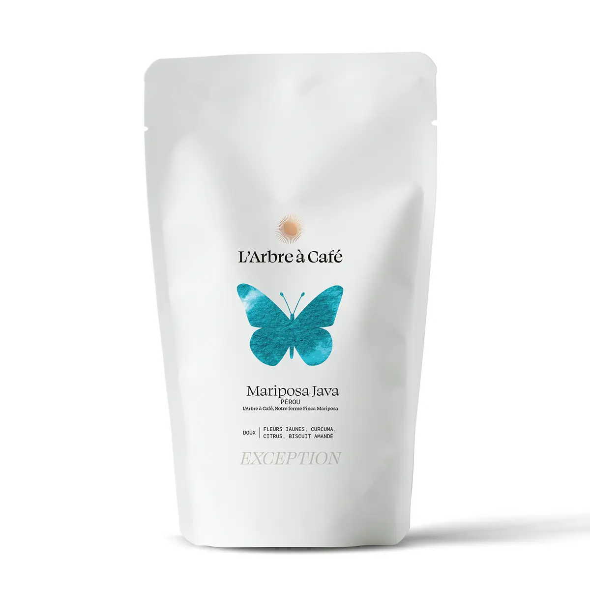 Sachet de café de spécialité du Pérou Mariposa Java par L'Arbre à Café.