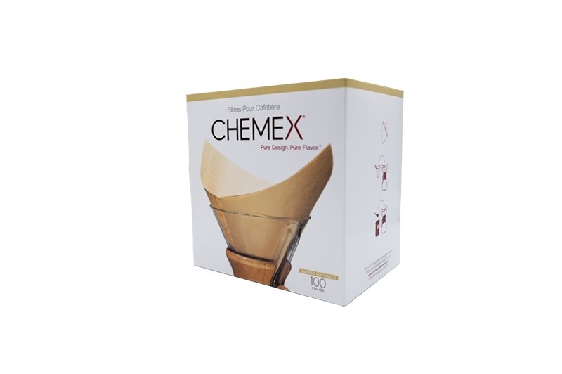 Boîte de 100 filtres naturels Chemex (6-8 tasses) - Filtres - L&#39;Arbre à Café